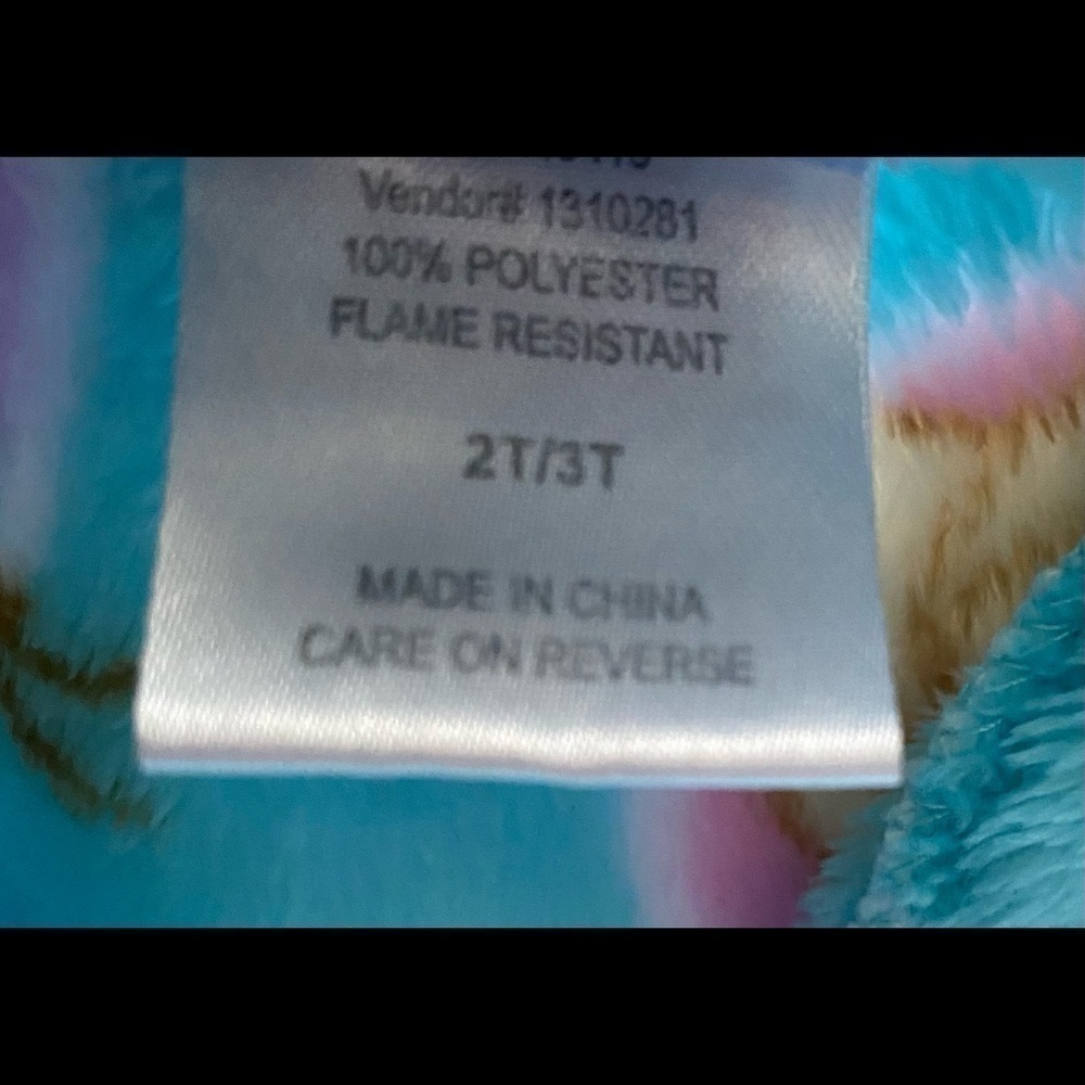 DISNEY-FROZEN-BLUE ROBE - Picture 7 of 7